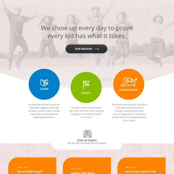 Boys Girls Club of Southern Nevada - Web Design & Development